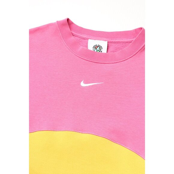 Rework Nike Sweatshirt Tri Colour Mashup Crewneck L - Picture 8 of 10